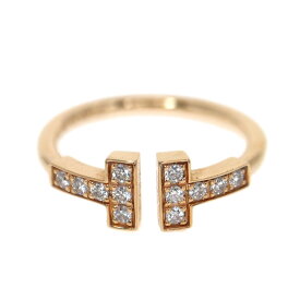 ティファニー Tiffany&co. K18YG イエローゴールド Tワイヤーリング レディース ゴールド【中古】