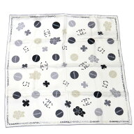 シャネル Chanel スカーフ カメリア シルク100％ レディース【中古】