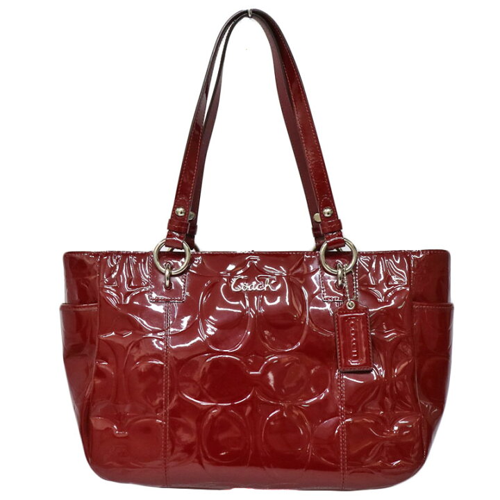 楽天市場】コーチ Coach F17728 トートバッグ パテントレザー エナメル  