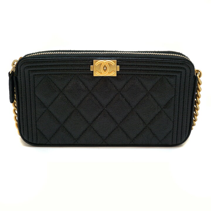 楽天市場】CHANEL【シャネル】A81968 チェーンウォレット 財布 ボーイ 