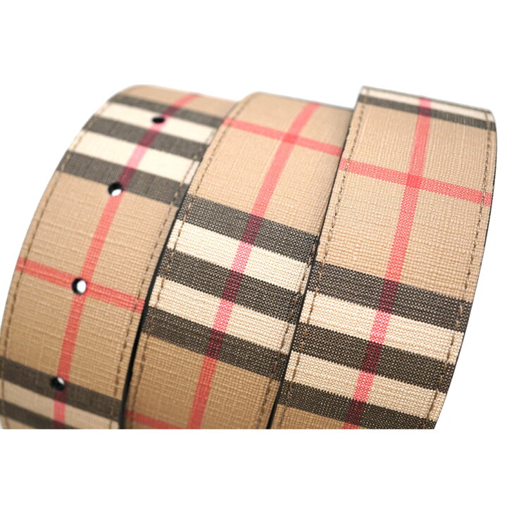 楽天市場】バーバリー Burberry リバーシブルベルト 小物 【中古  