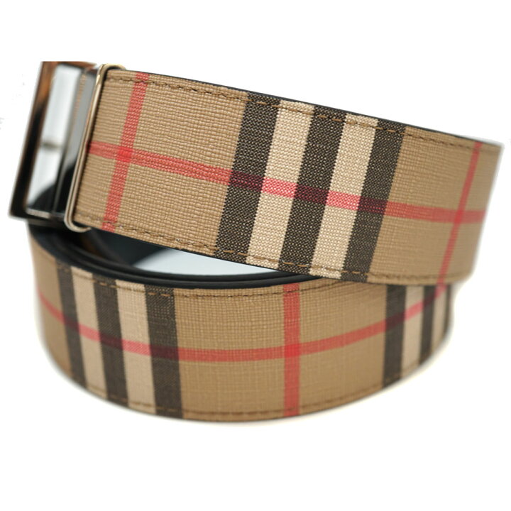 楽天市場】バーバリー Burberry リバーシブルベルト 小物 【中古  