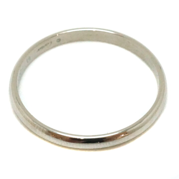 楽天市場】カルティエ Caltier Pt950 リング シンプル 結婚指輪【中古 