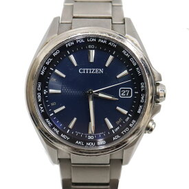 シチズン Citizen CCB1070-56L アテッサ ワールドタイム 電波時計 メンズ 腕時計【中古】