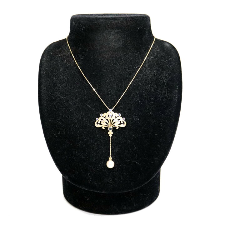 楽天市場】18金 K18 D0.40ct S0.30ct パール ネックレス アクセサリー  