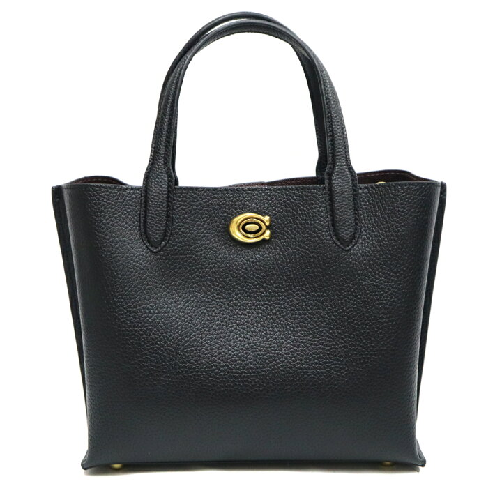 楽天市場】コーチ Coach C8869 ウィロウトート24 ブラック 鞄 【中古 