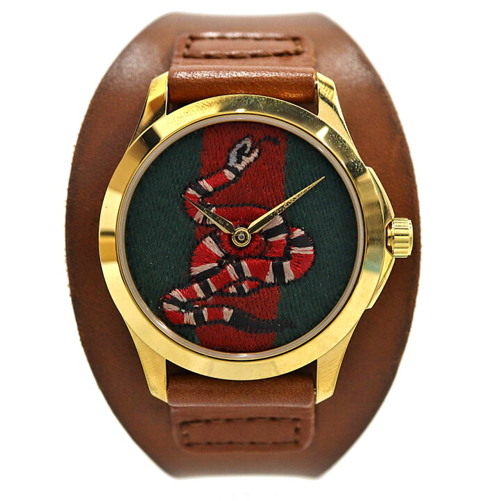 楽天市場】グッチ Gucci 126.4/YA126483 Gタイムレス スネーク 腕時計  