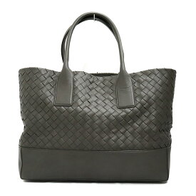 ボッテガヴェネタ Bottega Veneta 608596 VCPQ1 トートバッグ ダークグレー メンズ レザー【中古】