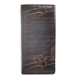 ベルルッティ Berluti サンタルネオ 二つ折り長財布 メンズ レザー ダークブラウン【中古】