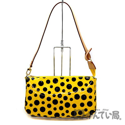 LOUISVUITTON【ルイ・ヴィトン】M91426ポシェット・アクセソワールヴェルニドットインフィニティアクセサリーポーチジョーヌイエロー系×ブラック系草間彌生ヤヨイ・クサマコレクションLVUSED-8【中古】a3100314028600143質屋かんてい局茜部店