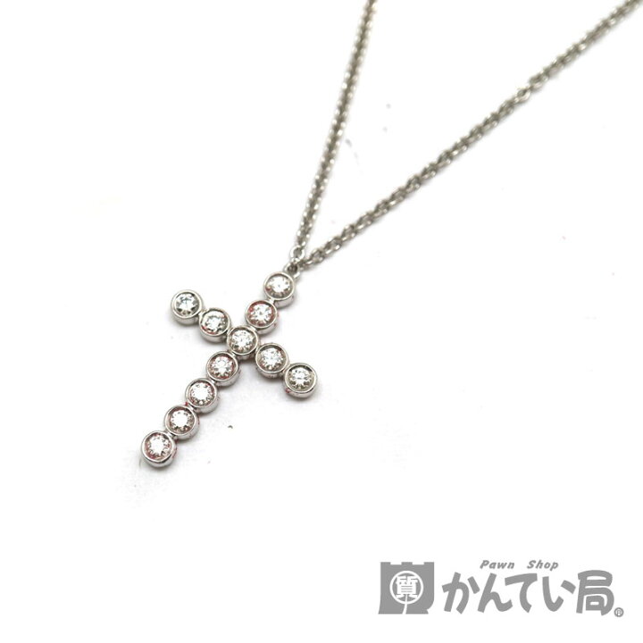 楽天市場】TIFFANY&Co ティファニー ジャズクロスネックレス Pt950 