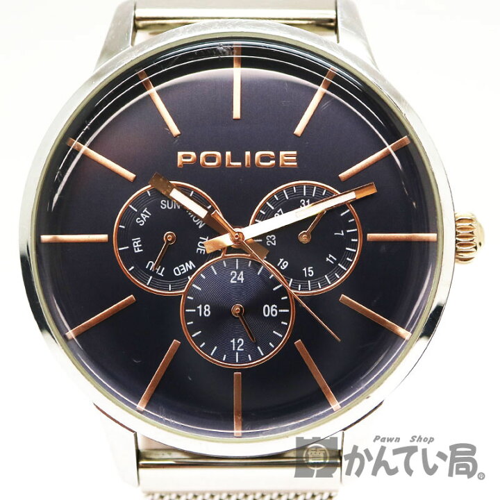 楽天市場】POLICE【ポリス】14999J クォーツ 腕時計 ステンレス 