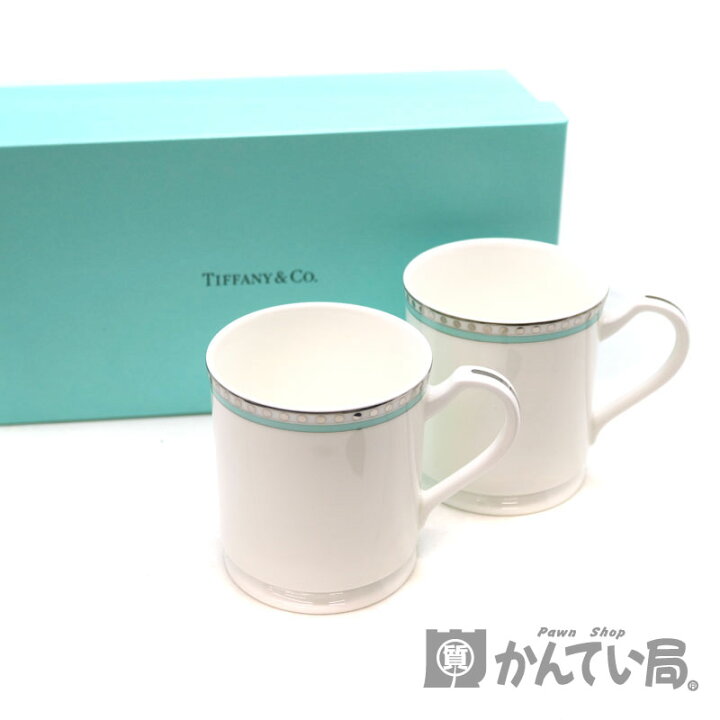 楽天市場】TIFFANY&Co.【ティファニー】 ペアマグカップ ブルーハンド 