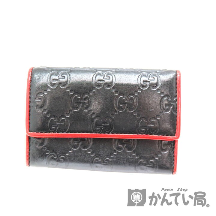 楽天市場】GUCCI【グッチ】 256441 6連キーケース レザー ブラック系 