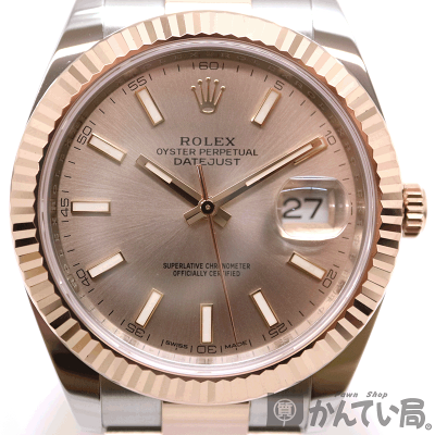 ROLEX【ロレックス】126331デイトジャスト41ランダム番ステンレススチール自動巻き腕時計メンズオートマUSED-9【中古】A2001257質屋かんてい局茜部店