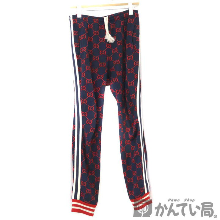 楽天市場】GUCCI【グッチ】 496920 GGジャカードジョギングパンツ 