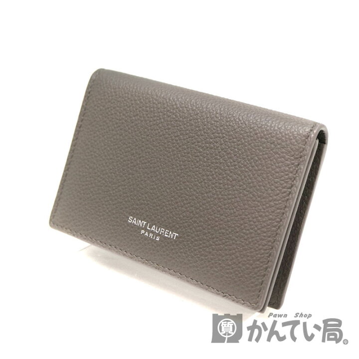 楽天市場】SAINT LAURENT【サンローラン】 468994 カードケース グレー  