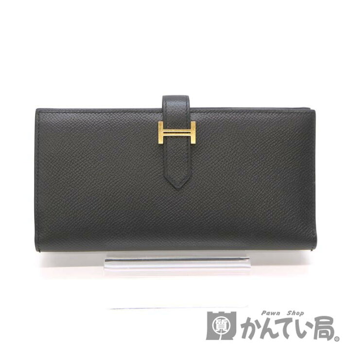楽天市場】HERMES【エルメス】 ベアンスフレ エプソン ブラック系 
