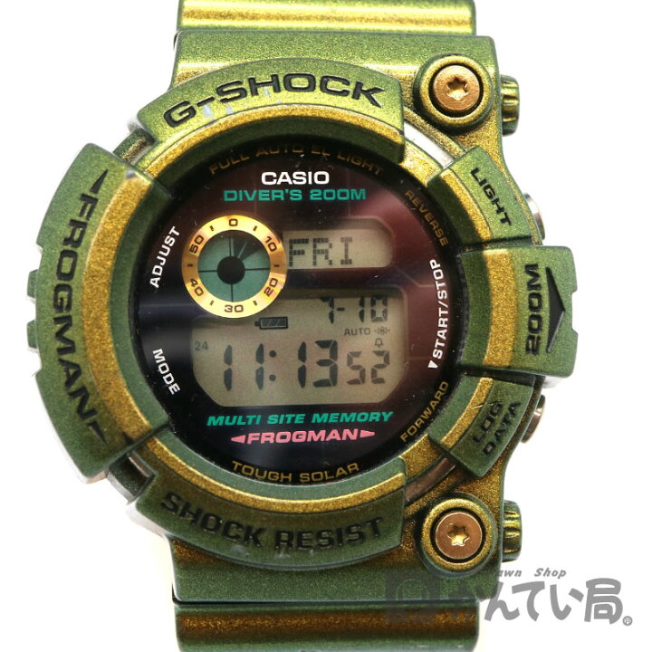 楽天市場】CASIO【カシオ】 GW-200 フロッグマン ゴールド 