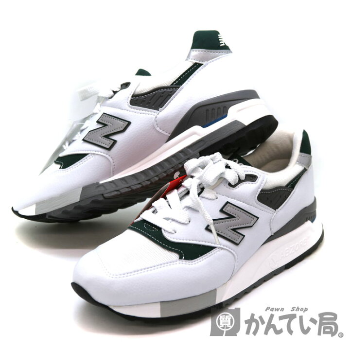 楽天市場】NEW BALANCE M998JWG スニーカー ホワイト系 レザー サイズ