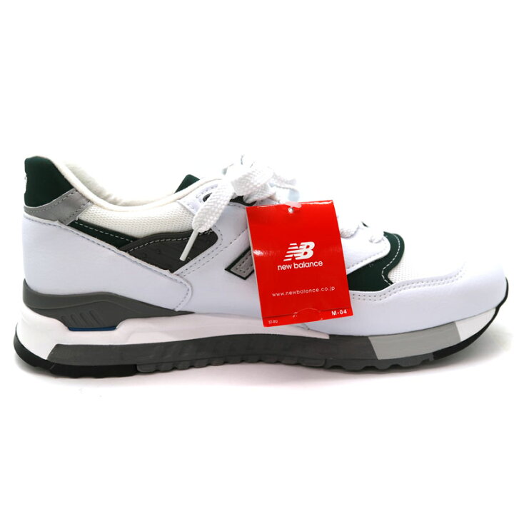 楽天市場】NEW BALANCE M998JWG スニーカー ホワイト系 レザー サイズ