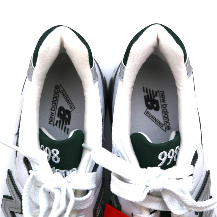 楽天市場】NEW BALANCE M998JWG スニーカー ホワイト系 レザー サイズ