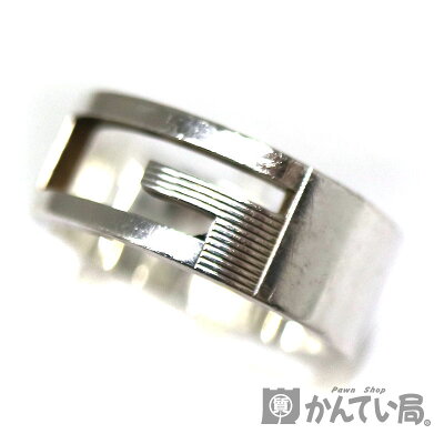 GUCCI【グッチ】032660Gリング指輪SV925Ag925表記シルバー系約16号ジュエリーアクセサリーUSED-7【中古】A2004847質屋かんてい局茜部店