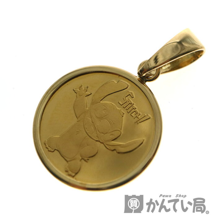 楽天市場】K24 K18 Disny リロ＆スティッチ 1/25オンス ペンダント  