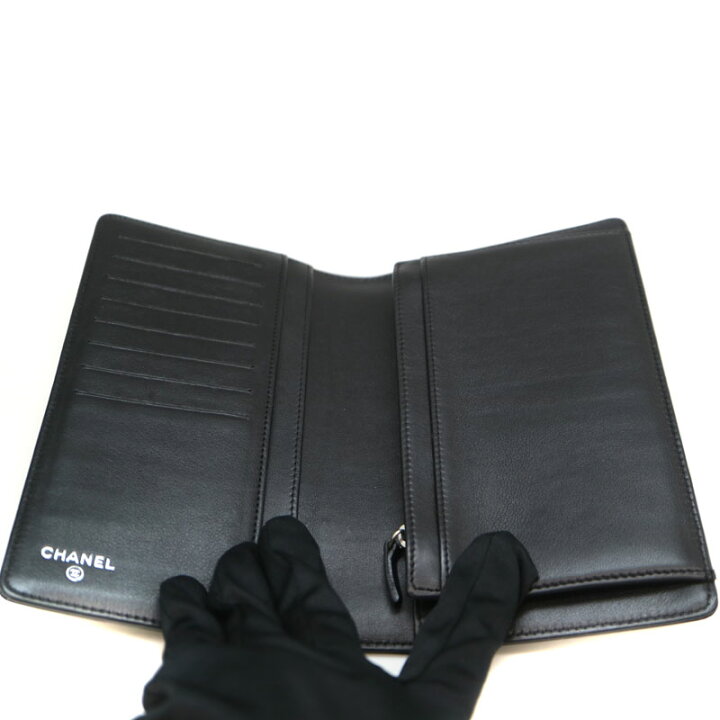 楽天市場】CHANEL【シャネル】 A46074 メイクパレット 二つ折り長財布 