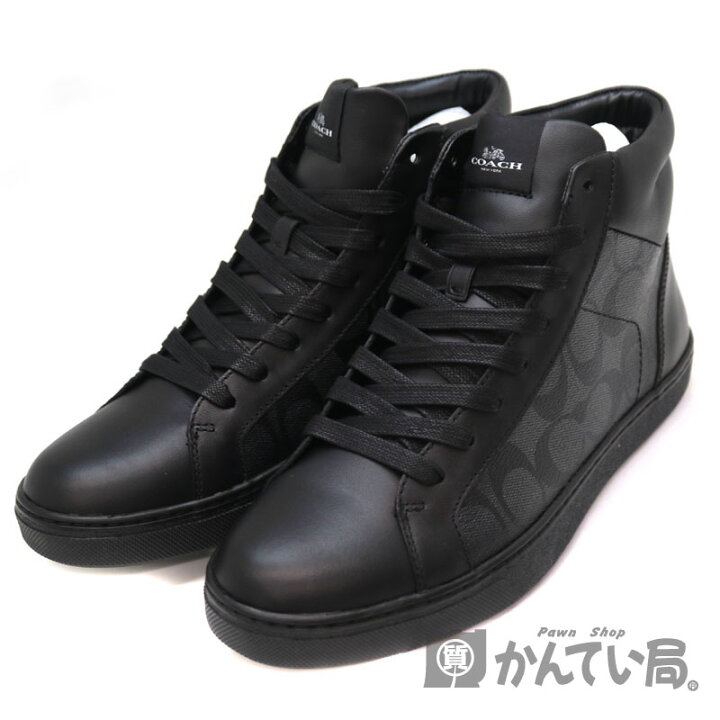 楽天市場】COACH【コーチ】FG1950 ハイカットスニーカー 靴 メンズ PVC  