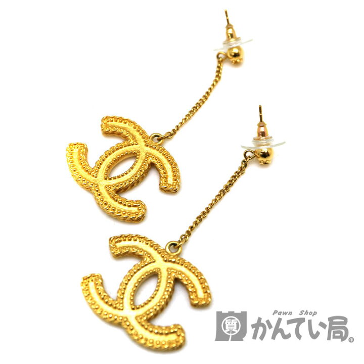 楽天市場】CHANEL【シャネル】A60085 ココマークチェーンピアス 金属 
