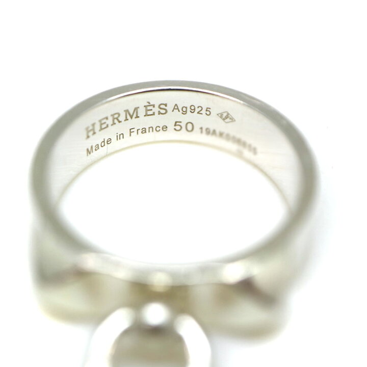 楽天市場】HERMES【エルメス】コリエドシアンPMリング 指輪 SV925  