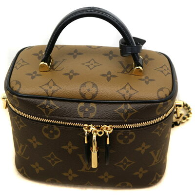 LOUISVUITTON【ルイヴィトン】M45165ヴァニティNVPMハンドバッグショルダーバッグ鞄モノグラムキャンバスモノグラムリバースキャンバスブラウン系×キャメル系LV未使用展示品A2008363質屋かんてい局茜部店