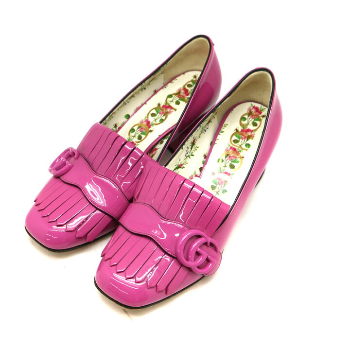 楽天市場】GUCCI【グッチ】 474510 パンプス GGマーモント 靴 