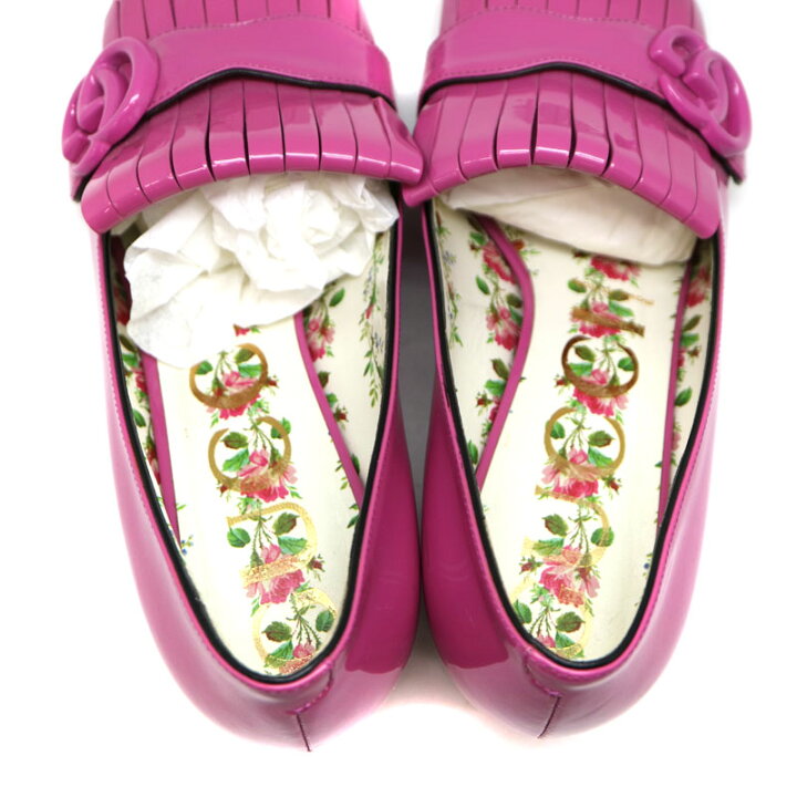 楽天市場】GUCCI【グッチ】 474510 パンプス GGマーモント 靴 