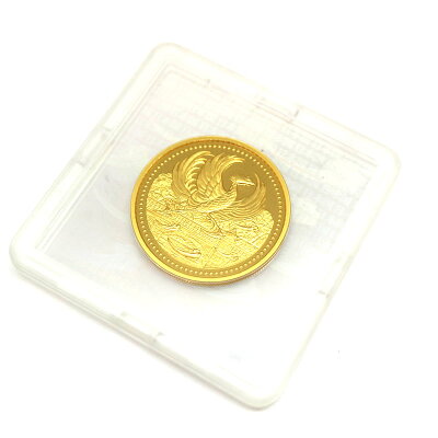 硬貨天皇陛下御在位60年記念金貨K24昭和62年金純金ゴールド未使用展示品【中古】A21-2649質屋かんてい局茜部店