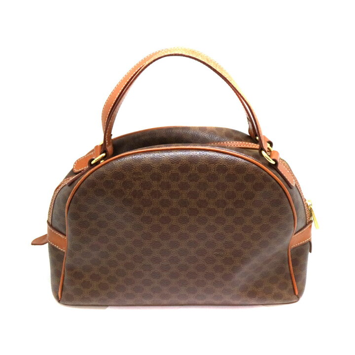 楽天市場】CELINE【セリーヌ】M95 マカダム柄 ハンドバッグ ブラウン系  
