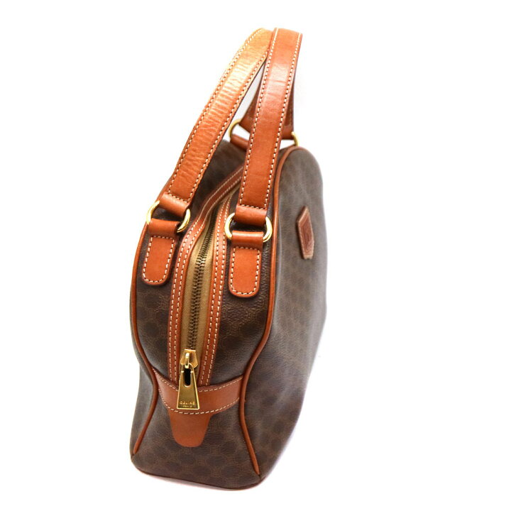 楽天市場】CELINE【セリーヌ】M95 マカダム柄 ハンドバッグ ブラウン系 