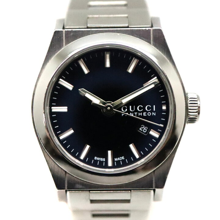 楽天市場】GUCCI【グッチ】 YA115502 パンテオン ステンレススチール  