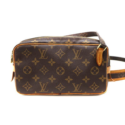 LOUISVUITTON【ルイヴィトン】M51828ポシェットマルリーバンドリエールモノグラムキャンバスブラウン系レディースショルダーバッグ鞄USED-6【中古】A21-4481質屋かんてい局茜部店