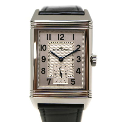 JAEGERLECOULTRE【ジャガールクルト】214.8.62（Q3858522）レベルソクラシックラージステンレススチールレザー手巻きブランドメンズ腕時計USED-9【中古】A21-4531質屋かんてい局茜部店
