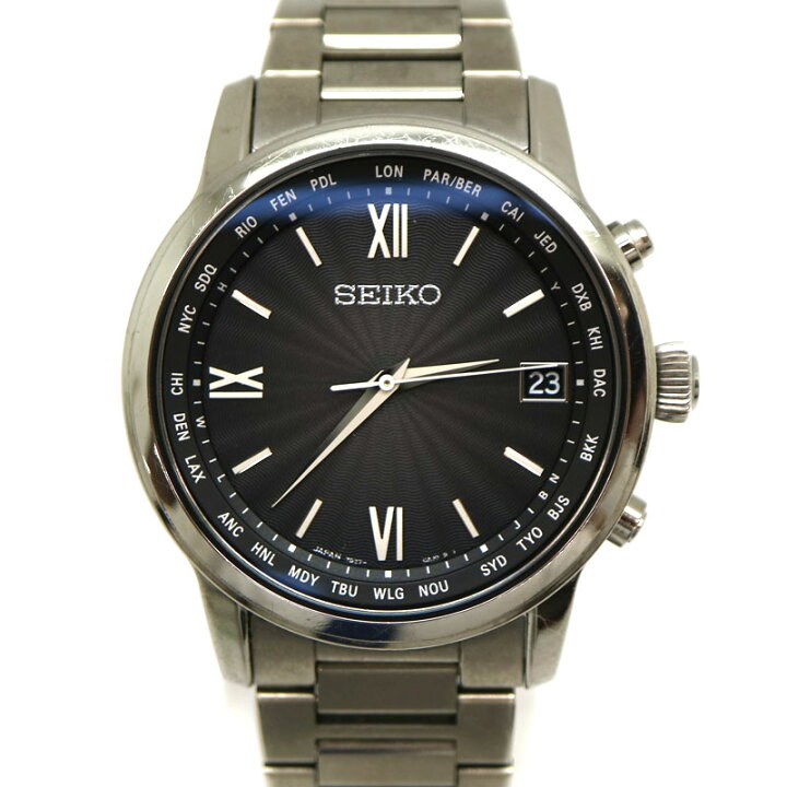SEIKO 7B27-0AJ0 世界限定600本チタンソーラー電波時計 