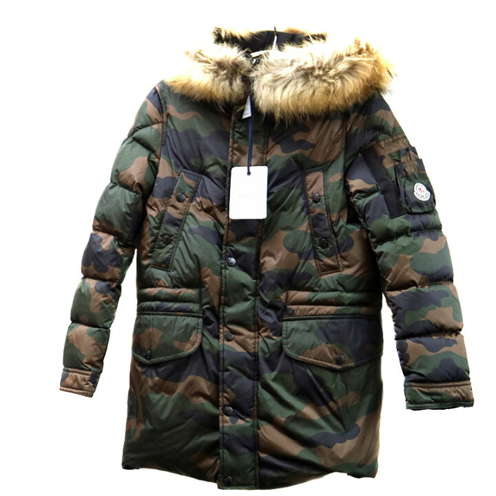 楽天市場】MONCLER【モンクレール】 LEZAT 迷彩ダウン ナイロン 子供服 