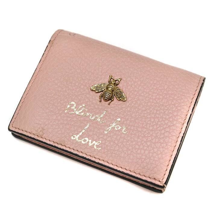 楽天市場】GUCCI【グッチ】 460185 アニマリエ ビー 財布 二つ折り財布  