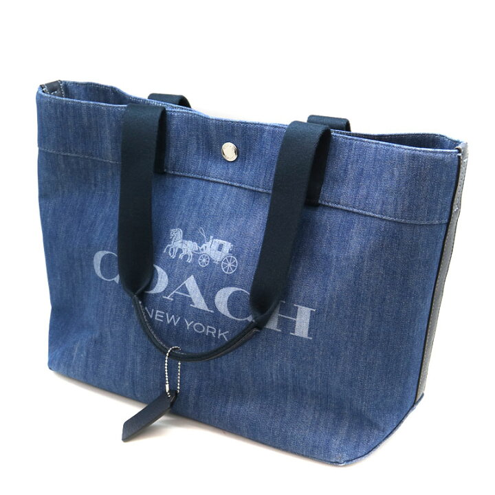楽天市場】COACH【コーチ】F67415 トートバッグ 鞄 レディース デニム 