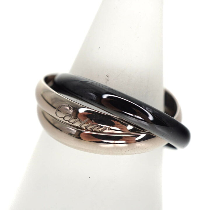 楽天市場】Cartier【カルティエ】 トリニティリング K18WG ホワイト  