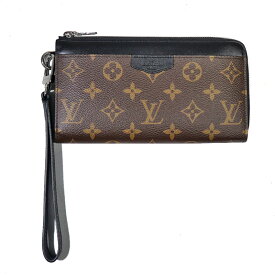 ルイ・ヴィトン Louis Vuitton M69407 ジッピードラゴンヌ L字ファスナー付長財布 ウォレット サイフ レザー ブラウン LVロゴ【中古】