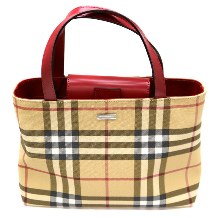 楽天市場】BURBERRY【バーバリー】 ハンドバッグ バーバリーチェック 