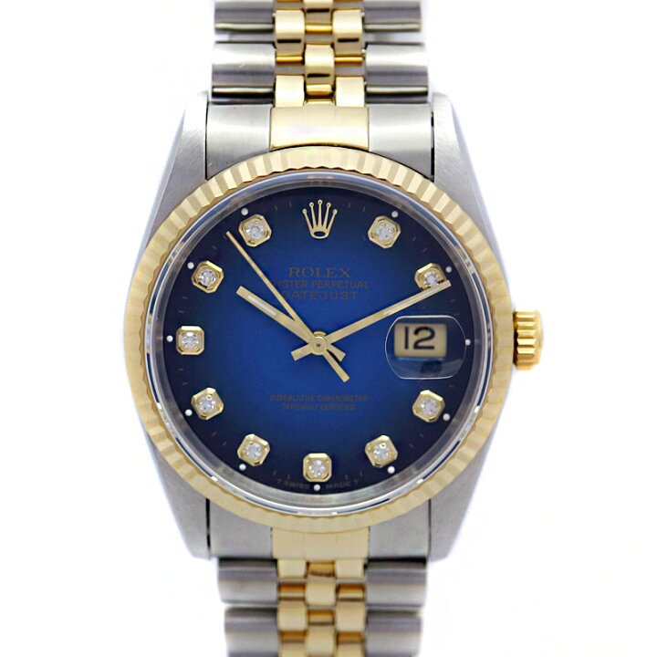楽天市場】ROLEX 【ロレックス】 16233G デイトジャスト ゴールド 