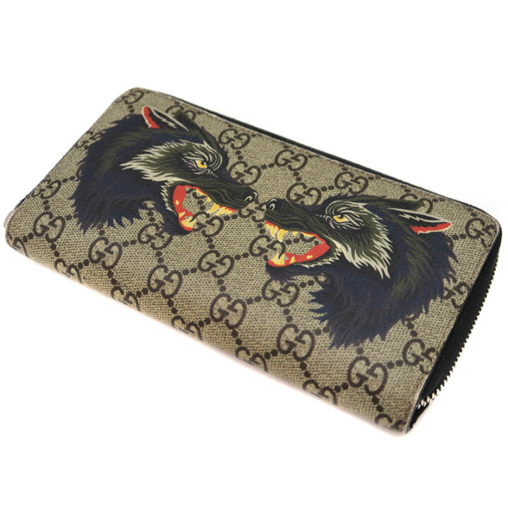 楽天市場】GUCCI 【グッチ】 451273 GGスプリーム ダブルウルフ  